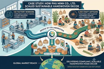 Case Study: How Phu Minh Co., Ltd. Scaled Sustainable Handwoven Decor by Uniting 150 Factory Workers with 5,000 Craft Artisans